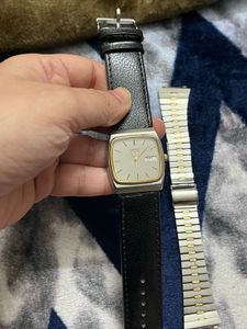 Seiko vintage tank Quartz Watch
