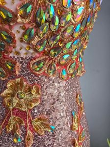 Beaded Mermaid Cocktail Gown