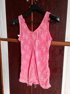 Y2k Barbie Pink Top
