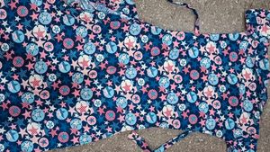 Patterned Midi Dress