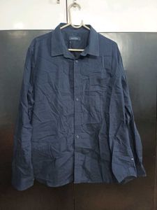 Nautica Slim Fit Navy Blue Shirt Casual Wear