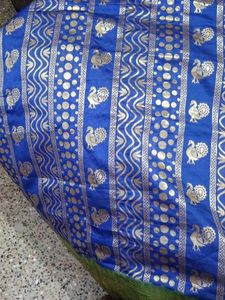 Blue &amp; Green Saree
