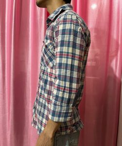 Plaid Button-Down Shirt