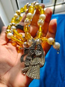 Radha Krishna Pendant Necklace