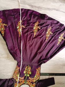 Heavy Embroidery With Full Of Colout Dress New