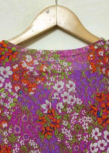 Trendy New Floral Ruffle Neck Top