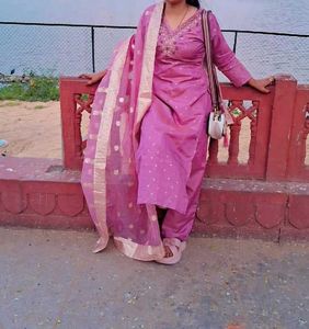 Pink Salwar Kameez Suit Set