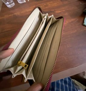 Miraggio Maroon Croc Wallet