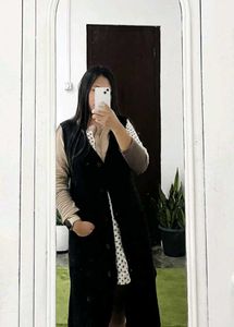 Sleeveless Long Sweater