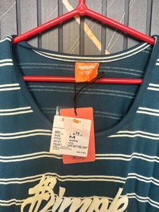 Striped T-Shirt Night Dress