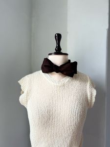 creme knit vest
