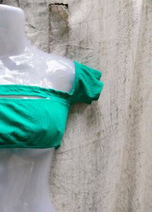 2349.Chic Green Blouse