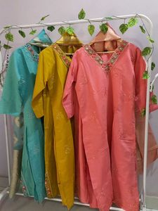 Extremely Beautiful Brand New Pink Banarasi Suit S