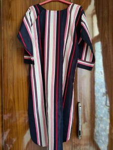 Striped A-Line Kurta - XL