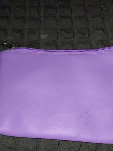 Smytten Purple Zip Pouch