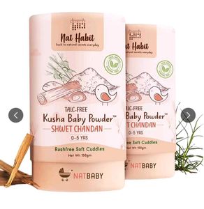 Nat Habit Talc Free (Shwet Chandan) Buy 2 At 50°/•