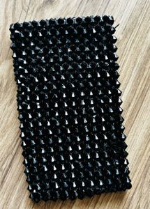 Black Beaded Clutch