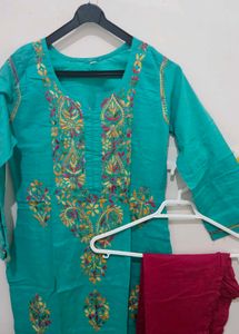 Embroidered Kurta Set