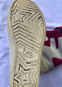 Red &amp; White Sneakers