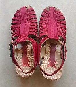 Cute Red Sandals
