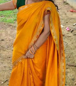 Elegant Yellow Saree