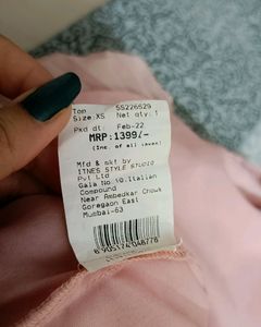 Women Pink Flared Double Layered Sleeveless Top