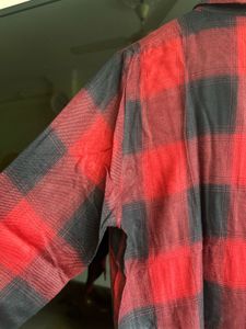 Red and Black Checked Shirt, Size - 34-36