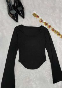 Long Sleeve Black Top