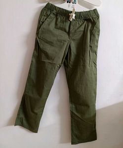 Olive Dark Green Trousers