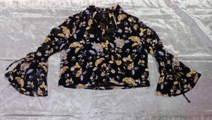 Forever 21 Large Lined Chiffon Floral Print Dressy