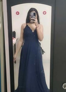 Navy Blue Formal Dress