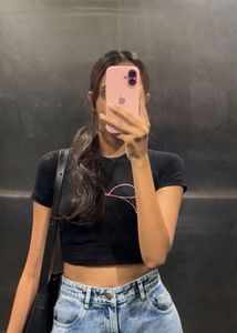 Cute Black Tee