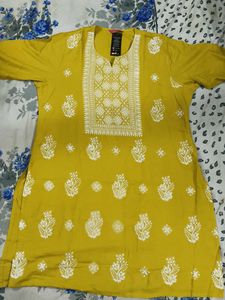 Elegant Mustard Kurta