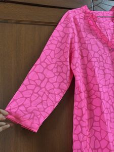 Pink Printed Top