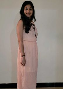 Peach Midi Dress