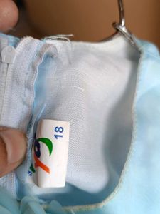 Beautiful sky Blue princess frock (fixed rates)