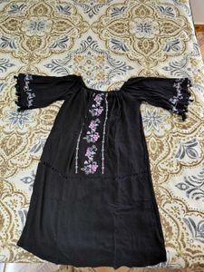 Floral Embroidered Dress