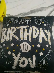 Birthday Cushion Cover with cushio