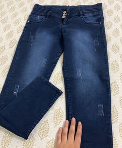 Ripped Detailed Jeans For Girls