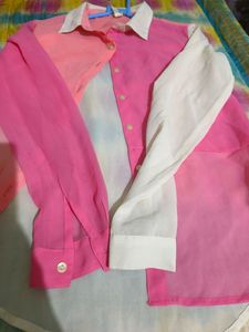 Shade Of Pink Georgette Shirt