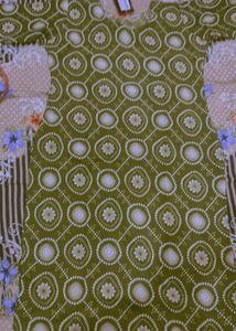 Olive Crepe Kurta For Comfort And Fashion