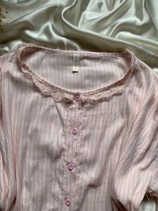 Baby Pink Sleepwear Shirt