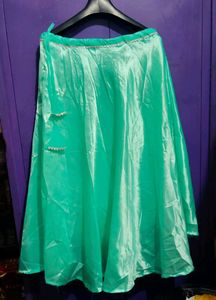 Ethnic Skirt for girls febric satin