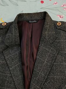 Vintage Style Plaid Blazer