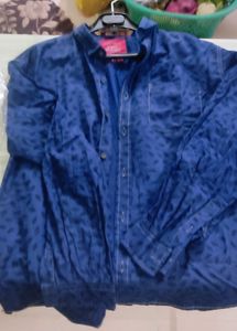 Stylish Blue Shirt 42" For Men