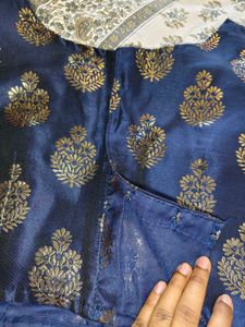Blue Floral Lehenga Choli Set