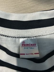 Zebra Lined Top