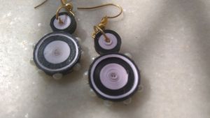 Beautiful Quilled Party Earrings