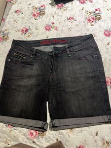 Blue Diamond Denim Shorts