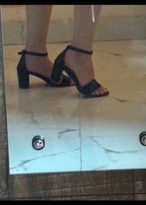 Black Heeled Sandals